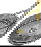 Mexen Eiva skleněné umyvadlo na desku 39 x 39 cm, černé - 24163970