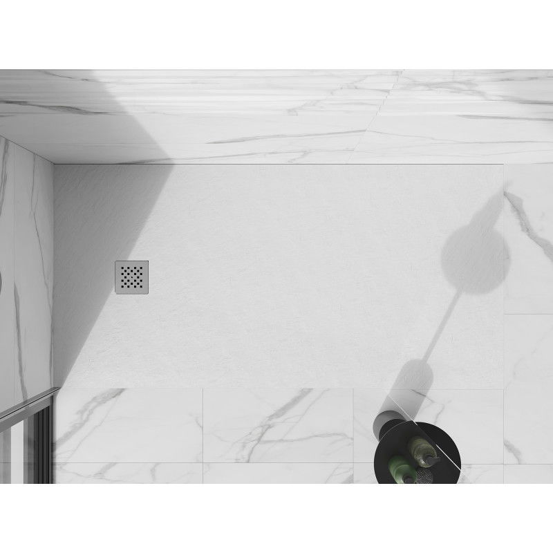 Mexen Stone+ kompozitový sprchový kout obdélníkový 180 x 70 cm, bílý - 44107018