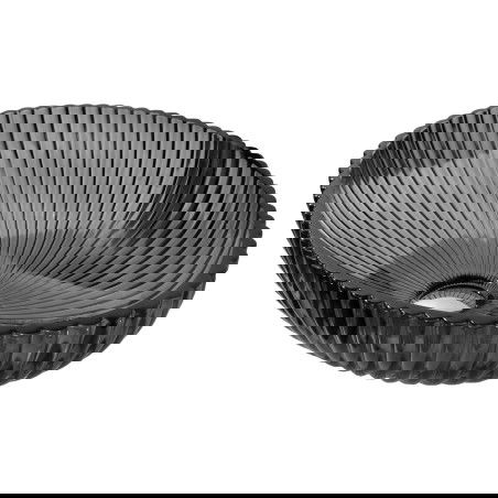 Mexen Zira skleněné umyvadlo na desku 53 x 35 cm, černé - 24175370