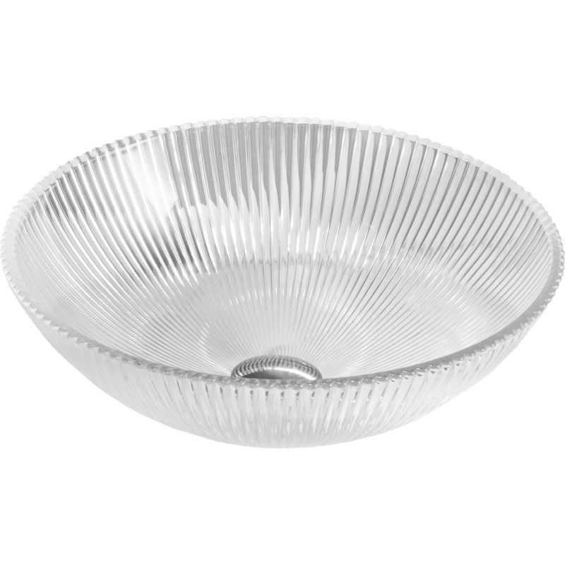 Mexen Zuri skleněné umyvadlo na desku 39 x 39 cm, transparentní - 24193900