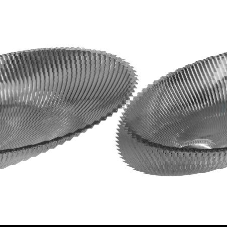 Mexen Zuri skleněné umyvadlo na desku 39 x 39 cm, černé - 24193970