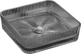 Mexen Nira skleněné umyvadlo na desku 39 x 39 cm, černé - 24203970