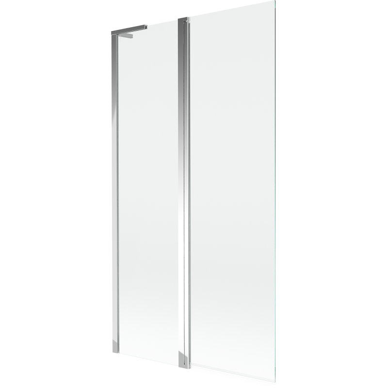 Mexen Mist L vana obrazovka dvoukřídlá 100 x 150 cm, transparentní, chrom - 8A9L-100-011-01-00