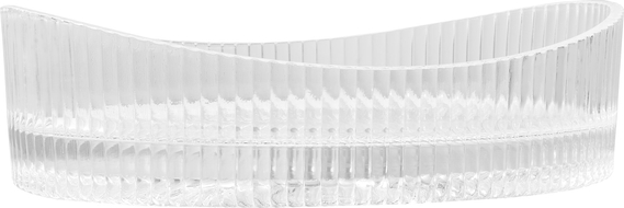 Mexen Kivo skleněné umyvadlo na desku 50 x 37 cm, transparentní - 24215000