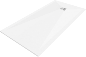 Mexen Stone+ obdélníkový kompozitní sprchový kout 200 x 80 cm, bílý - 44108020