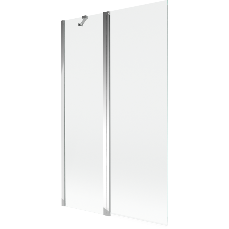 Mexen Mist vanová zástěna 2-křídlá 110 x 150 cm, transparentní, chrom - 8A9-110-011-01-00