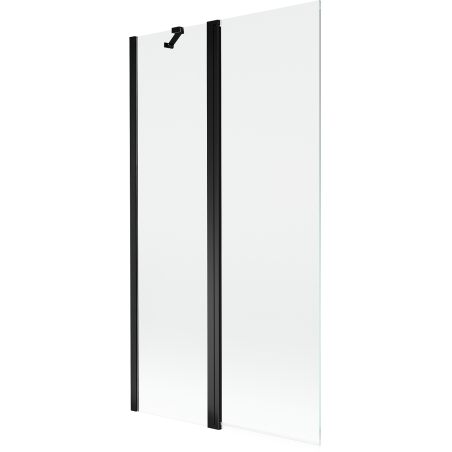 Mexen Mist sprchová zástěna 2-křídlová 100 x 150 cm, průhledná, černá - 8A9-100-011-70-00