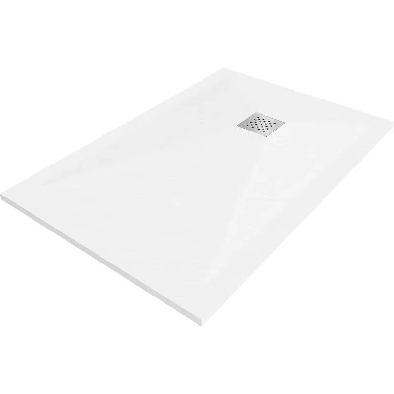 Mexen Stone+ sprchová vanička obdélníková kompozitní 100 x 90 cm, bílá - 44109010