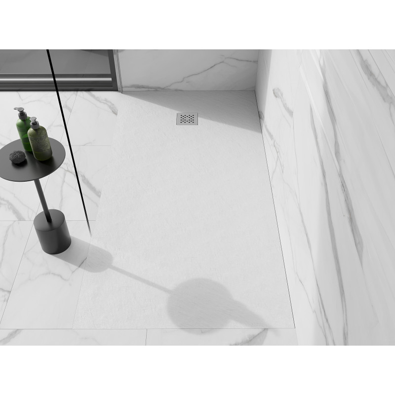 Mexen Stone+ obdélníková kompozitní sprchová vanička 180 x 100 cm, bílá - 44101018