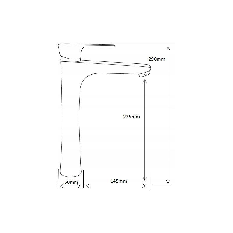 Mexen Axel DB62 sada vanových armatur, chrom - 73813DB62-00