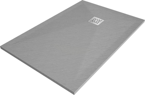 Mexen Stone+ obdélníková kompozitová sprchová vanička 110 x 80 cm, šedý-beton - 44618011