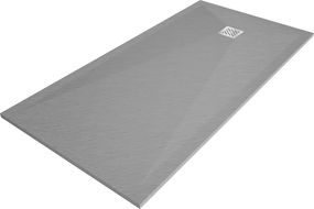 Mexen Stone+ obdélníková kompozitní sprchová vanička 180 x 80 cm, šedá-beton - 44618018