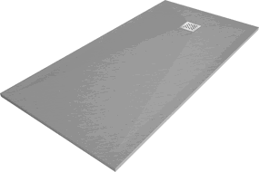 Mexen Stone+ obdélníkový kompozitní sprchový kout 180 x 80 cm, šedý-beton - 44618018