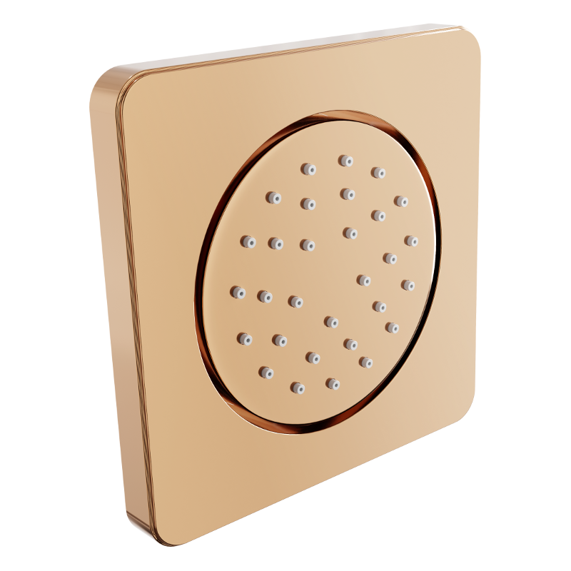 Mexen boční sprchová tryska podomítková, růžové zlato - 79366-60