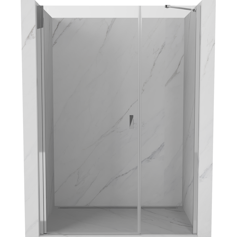 Mexen Mist-B sprchové dveře otočné 110 cm, transparentní, chrom - 8A2-110-001-01-00