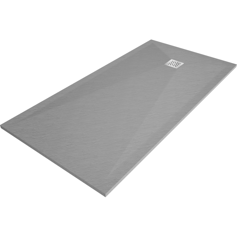 Mexen Stone+ obdélníkový kompozitní sprchový kout 200 x 80 cm, šedý-beton - 44618020