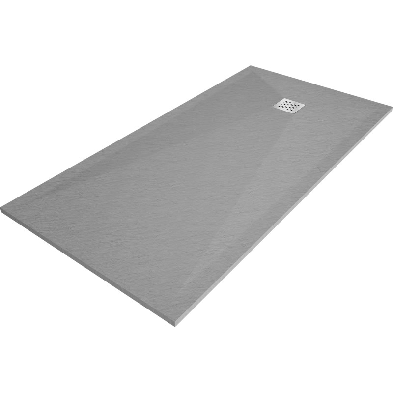 Mexen Stone+ obdélníkový kompozitní sprchový kout 200 x 100 cm, šedý-beton - 44611020