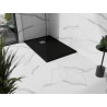 Mexen Stone+ obdélníkový kompozitní sprchový kout 90 x 70 cm, černý - 44707090