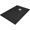 Mexen Stone+ obdélníkový kompozitní sprchový kout 100 x 70 cm, černý - 44707010