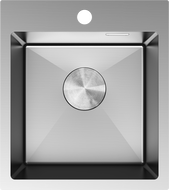 Mexen Solix dřez z nerezové oceli, 1-komorový 400 x 450 mm, inox - 6401401000-01