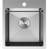 Mexen Solix dřez z nerezové oceli, 1-komorový 400 x 450 mm, inox - 6401401000-01