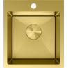 Mexen Solix ocelový dřez 1-komorový 400 x 450 mm, zlatý - 6401401000-55