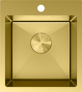 Mexen Solix ocelový dřez 1-komorový 400 x 450 mm, zlatý - 6401401000-55