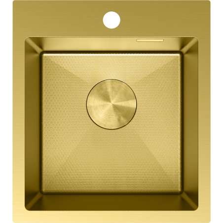 Mexen Solix nerezový dřez 1-komorový 400 x 450 mm, zlatý HC - 6401401000-55HC