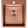Mexen Solix nerezový dřez jednokomorový 400 x 450 mm, měď - 6401401000-65