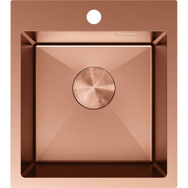 Mexen Solix nerezový dřez jednokomorový 400 x 450 mm, měď - 6401401000-65