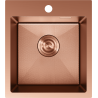 Mexen Solix nerezový dřez 1-komorový 400 x 450 mm, měď HC - 6401401000-65HC