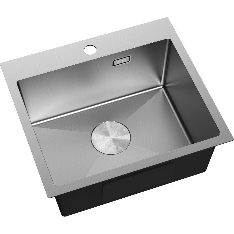 Mexen Solix nerezový dřez 1-komorový 500 x 450 mm, inox - 6402501000-01