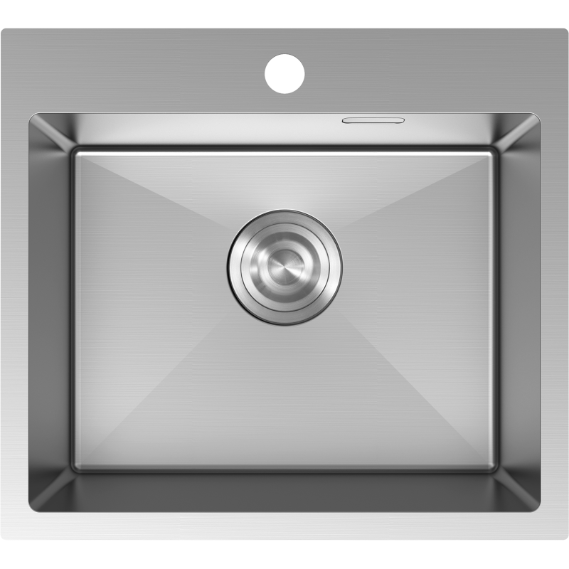 Mexen Solix nerezový dřez 1-komorový 500 x 450 mm, inox - 6402501000-01