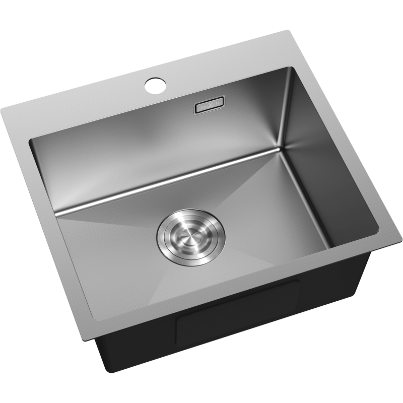 Mexen Solix nerezový dřez 1-komorový 500 x 450 mm, inox - 6402501000-01
