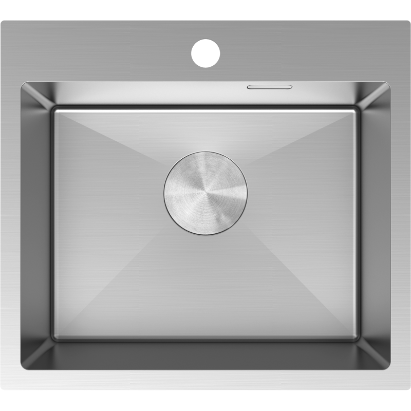 Mexen Solix nerezový dřez 1-komorový 500 x 450 mm, inox - 6402501000-01