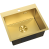 Mexen Solix nerezový dřez 1-komorový 500 x 450 mm, zlatý - 6402501000-55
