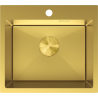 Mexen Solix nerezový dřez 1-komorový 500 x 450 mm, zlatý - 6402501000-55