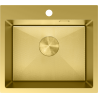 Mexen Solix nerezový dřez 1-komorový 500 x 450 mm, zlatý HC - 6402501000-55HC
