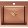 Mexen Solix nerezový dřez 1-komorový 500 x 450 mm, měď - 6402501000-65