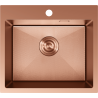 Mexen Solix nerezový dřez 1-komorový 500 x 450 mm, měď HC - 6402501000-65HC