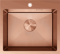 Mexen Solix nerezový dřez 1-komorový 500 x 450 mm, měď HC - 6402501000-65HC