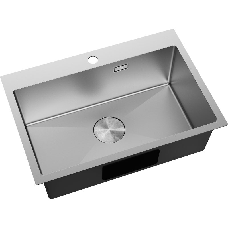 Mexen Solix ocelový dřez 1-komorový 650 x 450 mm, inox - 6403651000-01