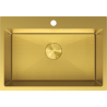 Mexen Solix ocelový dřez 1-komorový 650 x 450 mm, zlatý HC - 6403651000-55HC