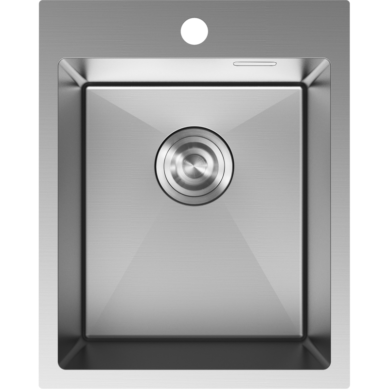 Mexen Solix nerezový dřez 1-komorový 400 x 500 mm, inox - 6406401000-01