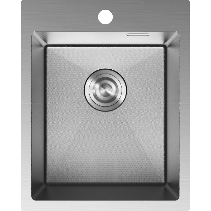 Mexen Solix nerezový dřez jednokomorový 400 x 500 mm, inox HC - 6406401000-01HC