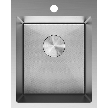 Mexen Solix nerezový dřez jednokomorový 400 x 500 mm, inox HC - 6406401000-01HC