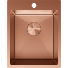 Mexen Solix nerezový dřez na nádobí 1-komorový 400 x 500 mm, měď - 6406401000-65