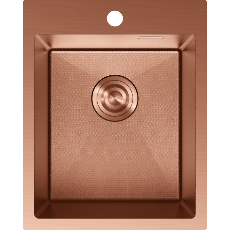 Mexen Solix nerezový dřez 1-komorový 400 x 500 mm, měď HC - 6406401000-65HC