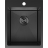 Mexen Solix nerezový dřez s jednou komorou 400 x 500 mm, černý HC - 6406401000-70HC