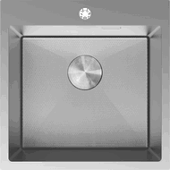 Mexen Solix nerezový dřez s jednou komorou 500 x 500 mm, inox HC - 6407501000-01HC